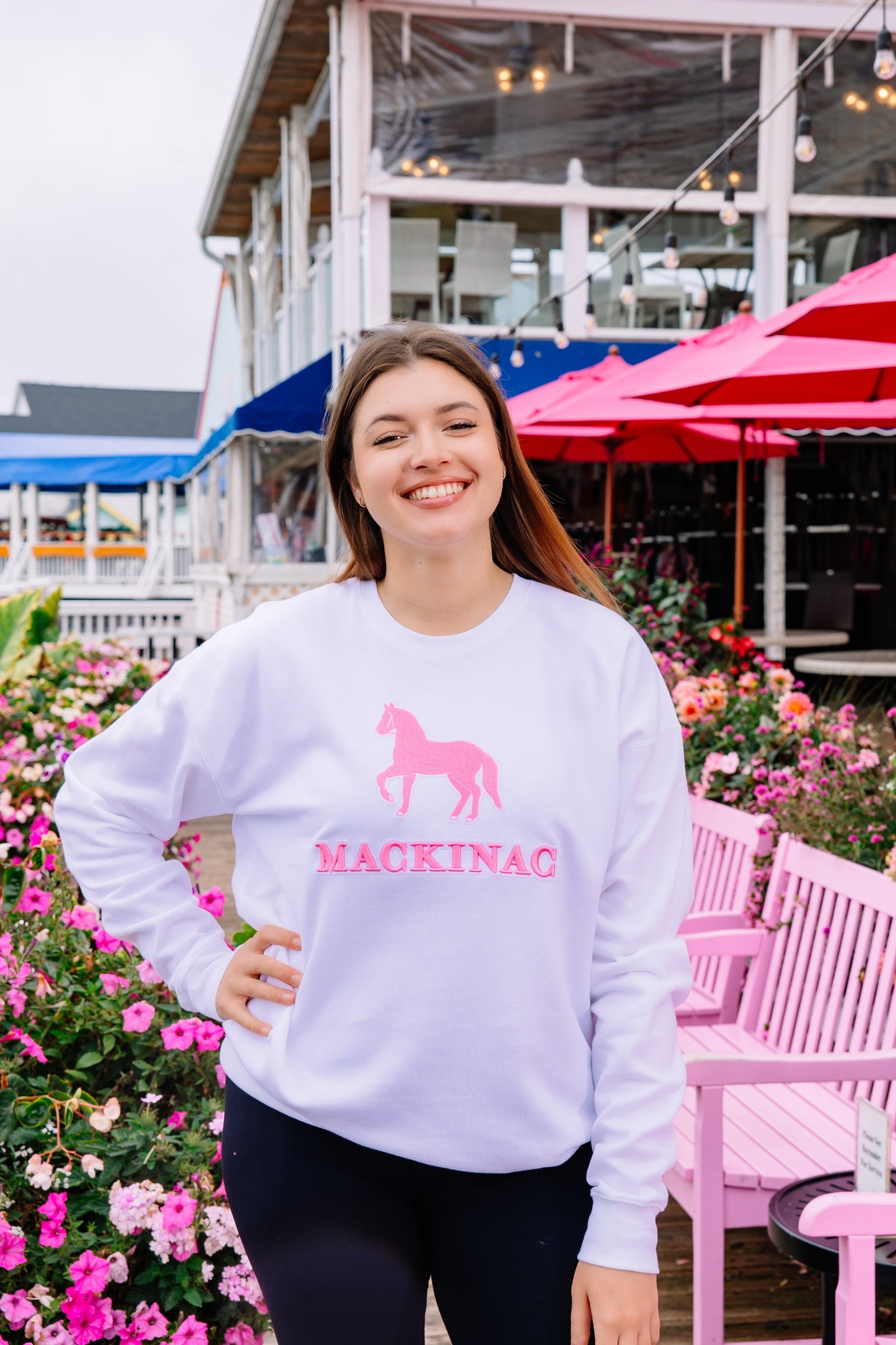 3D Large Pony Mackinac Sweatshirt