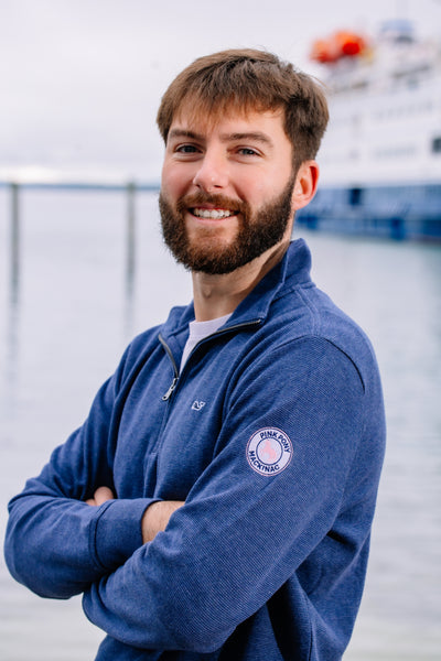 Saltwater Qtr Zip - Deep Bay