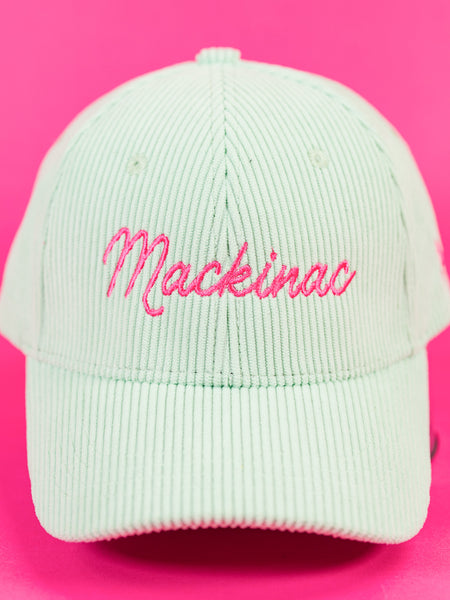 Corduroy Hat Mackinac Script