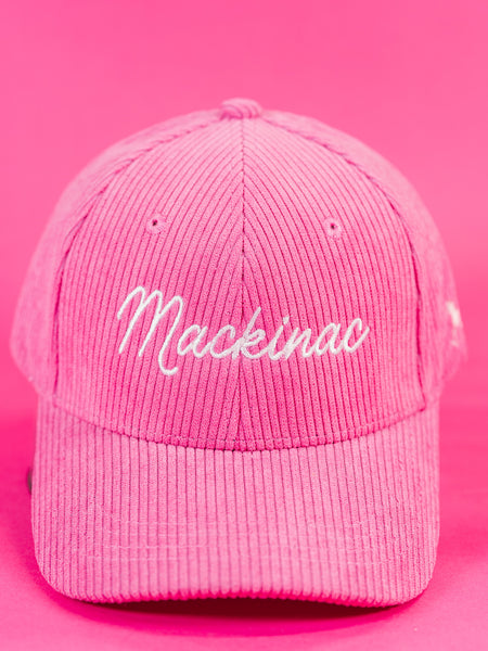 Corduroy Hat Mackinac Script