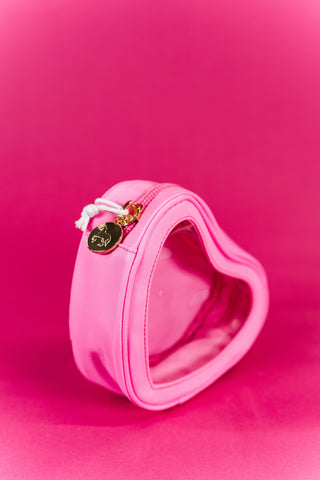 Pony Custom Charm Heart Clear Bag