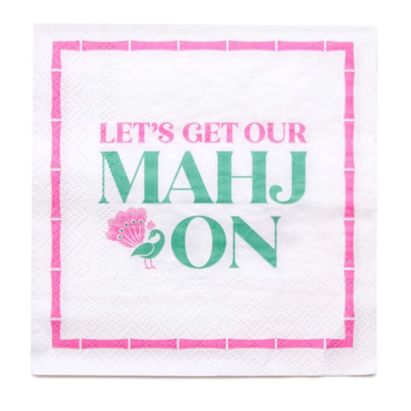 Mahjong Cocktail Napkins