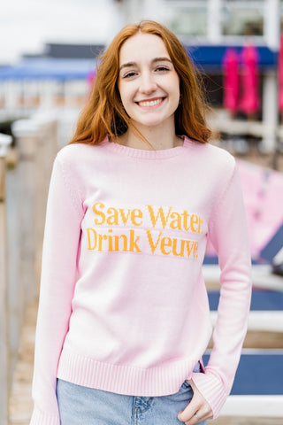 Rose Cotton Sweater SAVE WATER