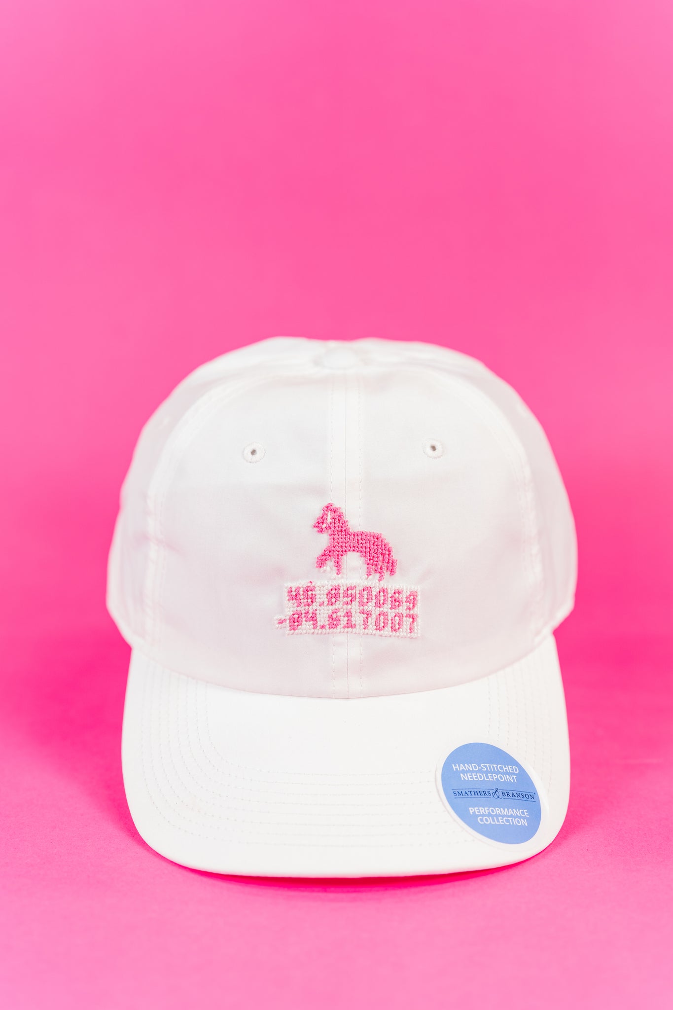 Pink Pony Coordinates Logo Hat